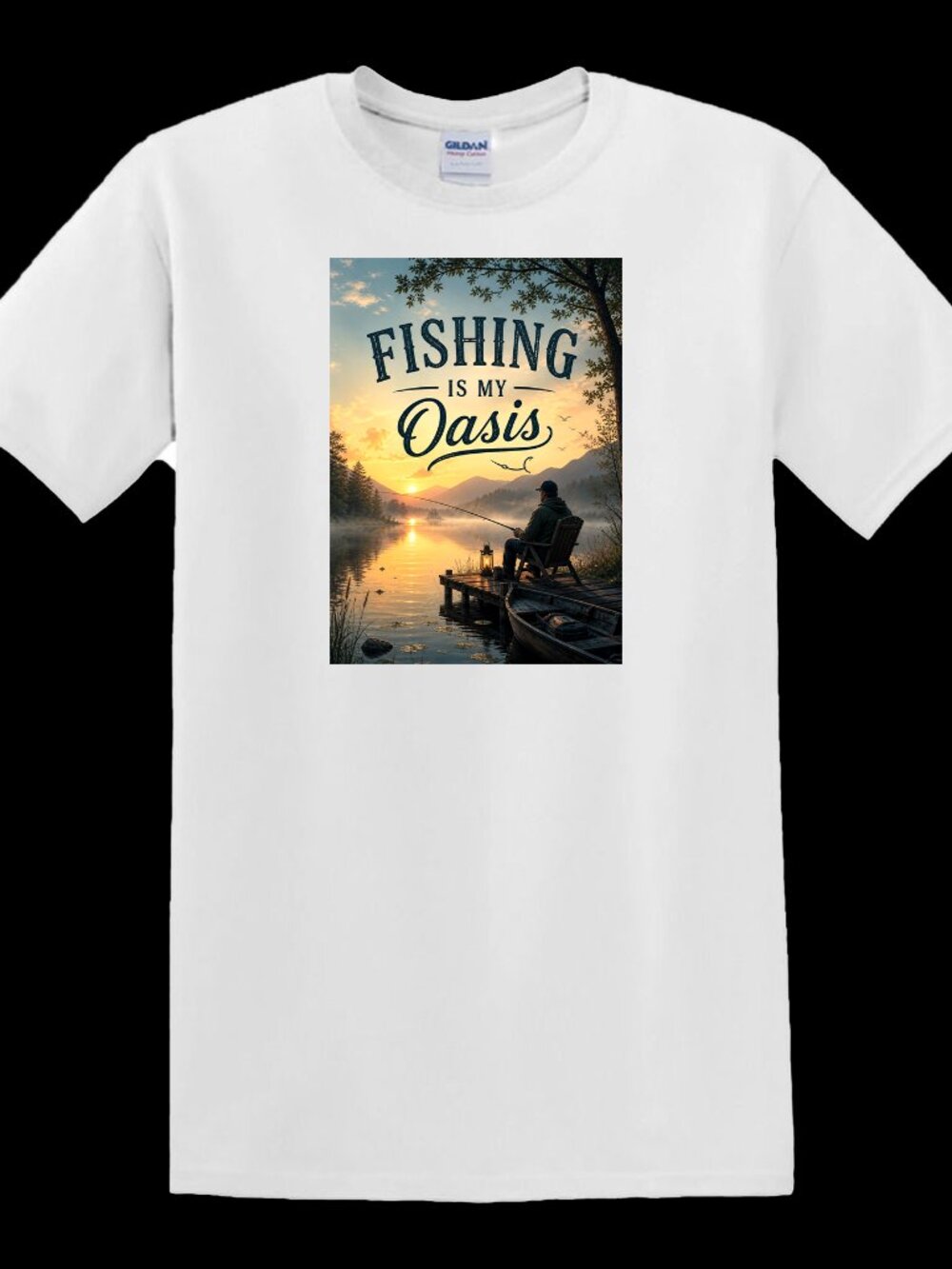 Fishing Is My Oasis - T-Shirt